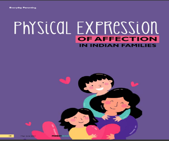 Physical affection in Indian families
